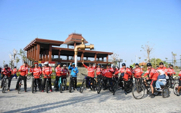 Thumbnail PJT 1 Gowes Bareng BBWS dan PU SDA Jatim, Rangkaian Peringatan Kemerdekaan