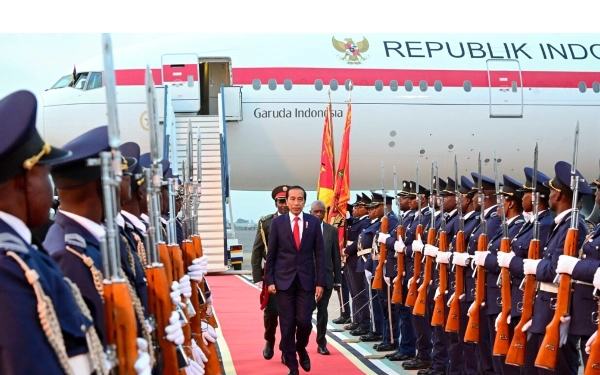 Thumbnail Berita - Dari Tanzania, Presiden Jokowi Tiba di Maputo Mozambik