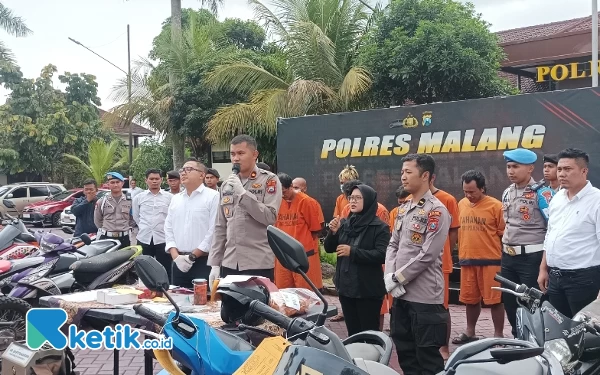 Thumbnail Polres Malang Ungkap 18 Kasus Pencurian, Tahan 10 Tersangka