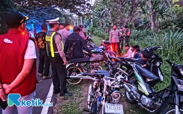 Thumbnail Polres Malang Bubarkan Balap Liar di Jalur Lintas Selatan Pansela