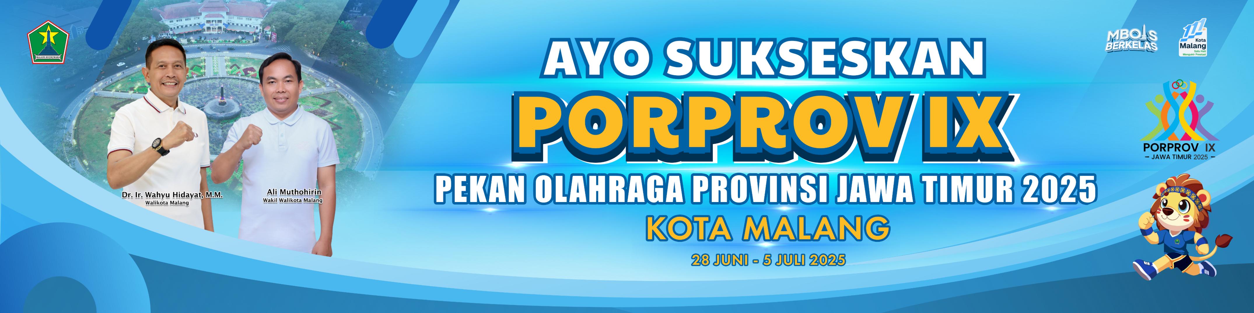 Banner #PorprovJatim2025